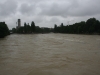 Isar en crue HQ20 Ã  750 m3/s
