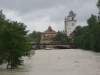Isar en crue HQ20 Ã  750 m3/s
