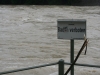 Isar en crue HQ20 Ã  750 m3/s - "Baignade interdite"