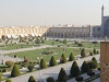 Iran - Ispahan - Palais Ali Qapu - Vue sur la place de l'Imam depuis la terrasse