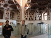 Iran - Ispahan - Palais Ali Qapu - Salle de musique, dÃ©corations en stuc