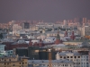Russie - Moscou - La vue depuis notre immeuble - le Kremlin