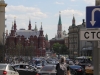 Russie - Moscou - Rue Tverskaïa et Kremlin