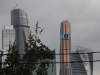 Russie - Moscou - Couvent de Novodievitchi - Au loin, les tours du quatier d'affaires