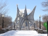 Montréal 2017 - L'Homme de Calder, en hiver