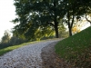 Olympipark en Automne, au coucher du soleil
