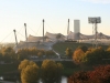Olympipark en Automne, au coucher du soleil