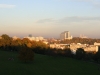 Olympipark en Automne, au coucher du soleil