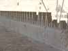 Iran - Persepolis - Parapet en forme de ziggurats