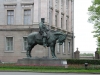 Russie - Saint-Pétersbourg - Statue de Alexandre III, aussi lourd pour son peuple que pour son cheval