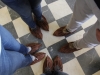 Russie - Tsarskoïe Selo - Chaussons pour protéger le parquet