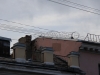 Russie - Saint-Pétersbourg - Curieux, ces barbelés sur les toits