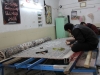 Iran - Yazd - Bazar - Boutique et atelier de tapis (qualitÃ© moyenne : coton synthÃ©tique)